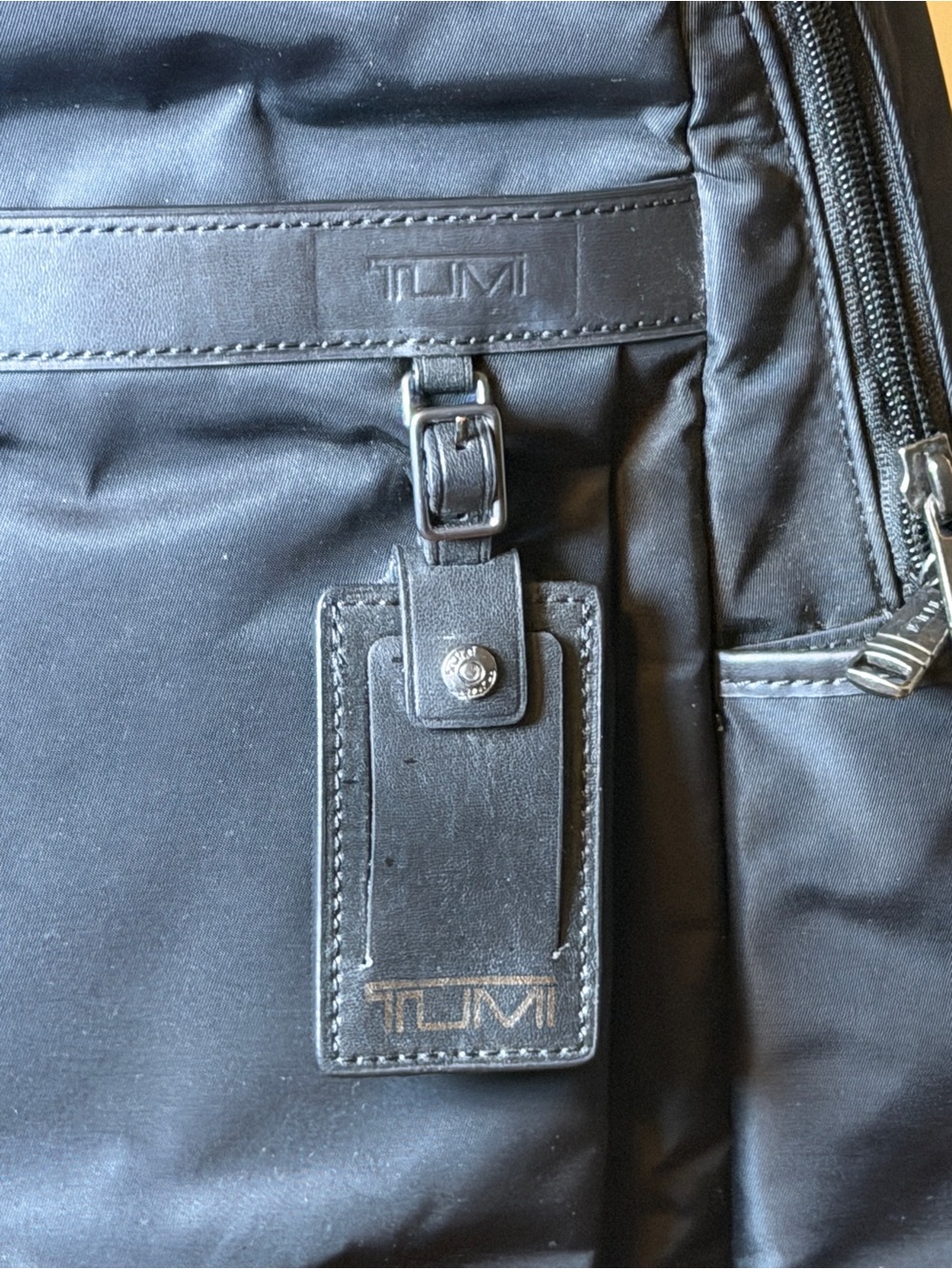 TUMI 66780D0 Black Nylon Laptop Backpack Business Travel Work Bag - Picture 3 of 13